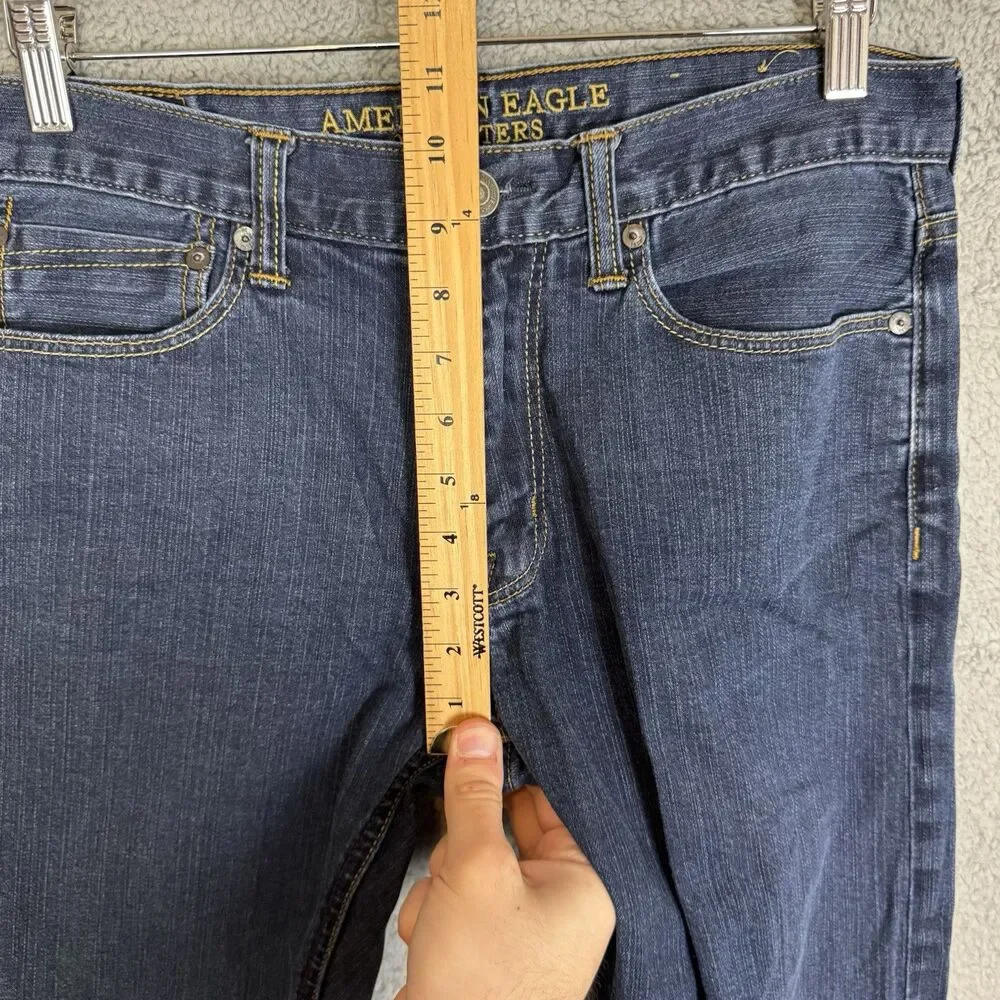 American Eagle Jeans‎ Mens 32x32 Blue Denim Slim Fit Cotton Stretch
